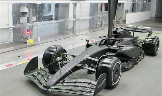 Andretti тестируют машину в аэродинамической трубе