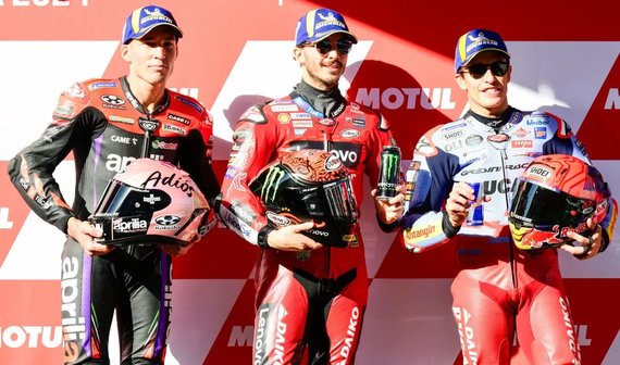 Результаты квалификации MotoGP Гран-При Барселоны.